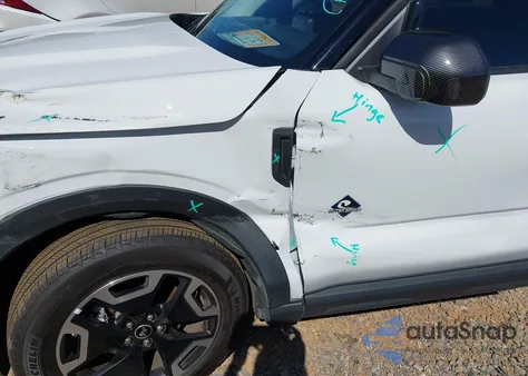 2024 Ford Bronco Sport Outer Banks из США, поврежденный, VIN 3FMCR9C67RRE80330